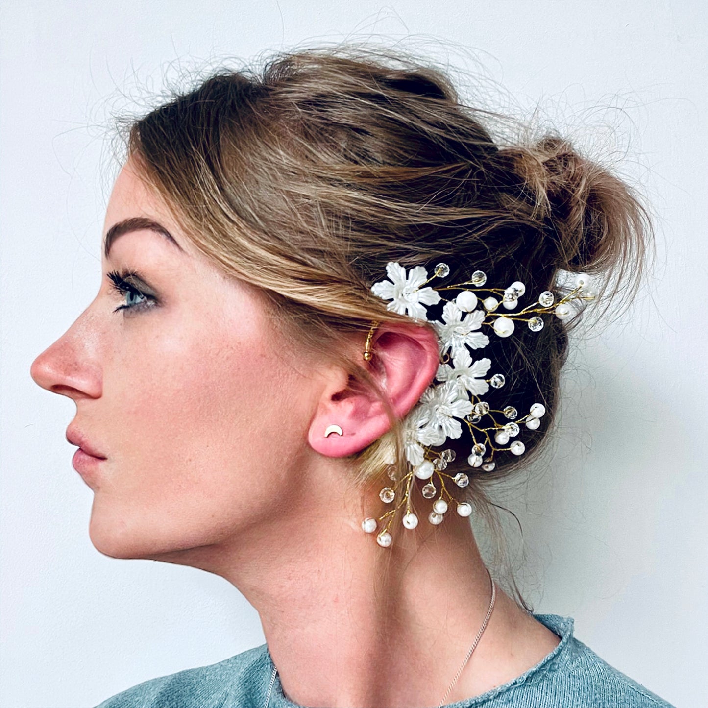 Flower Ear Cuff