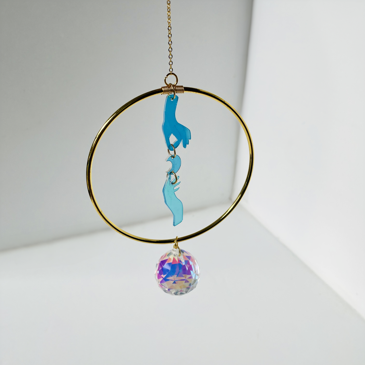 Brass Luna's Touch Sun Catcher