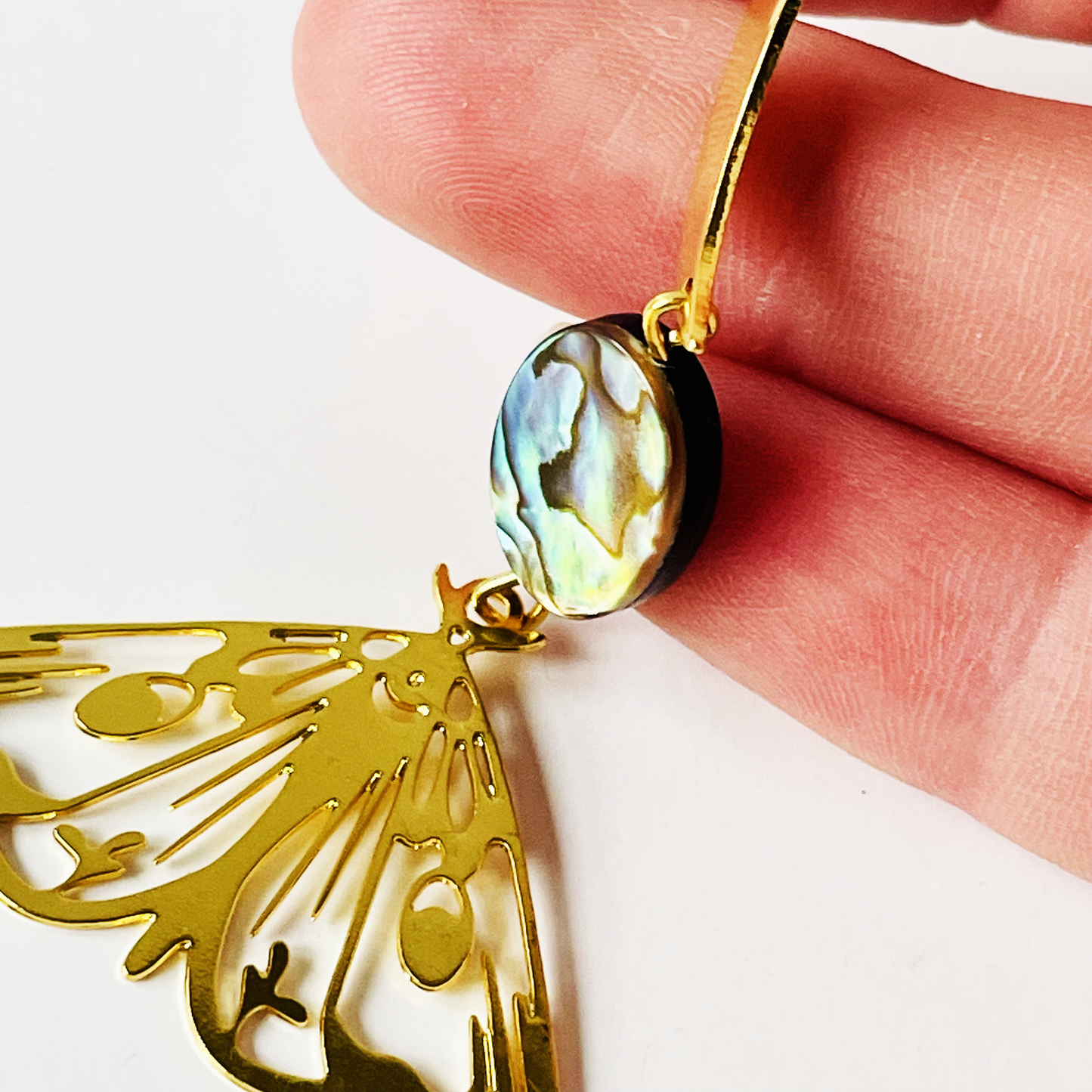 Lunar Moth Earrings