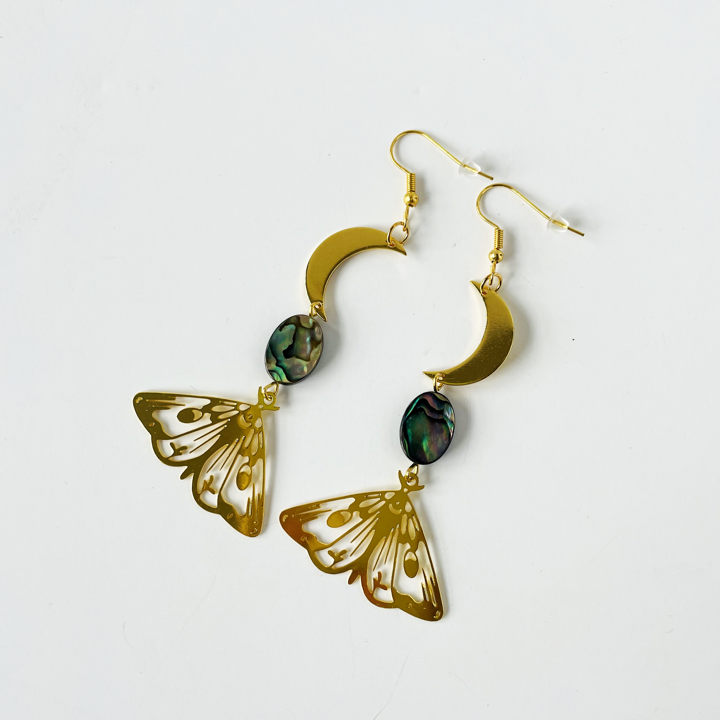 Lunar Moth Earrings