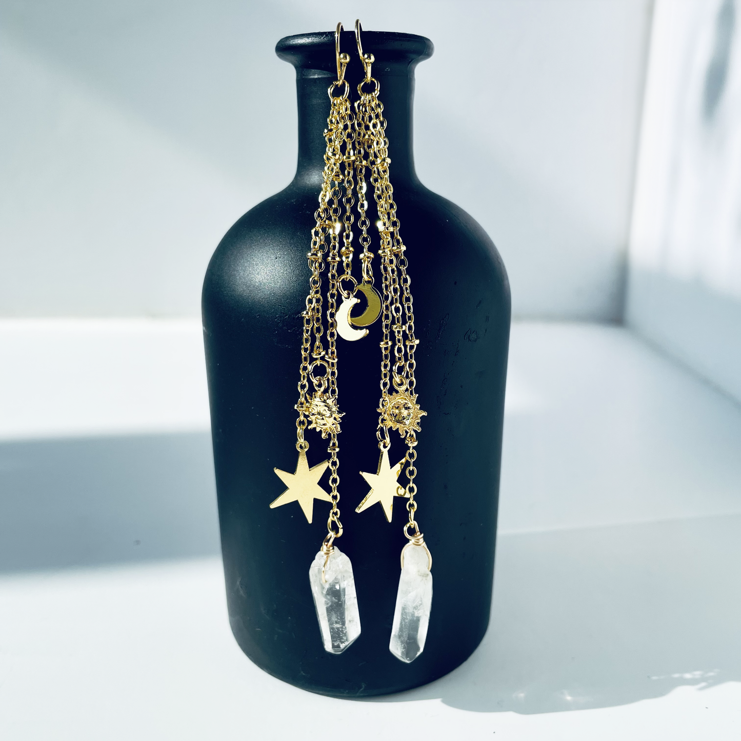 Celestial Star, Solis et Lunae Earrings