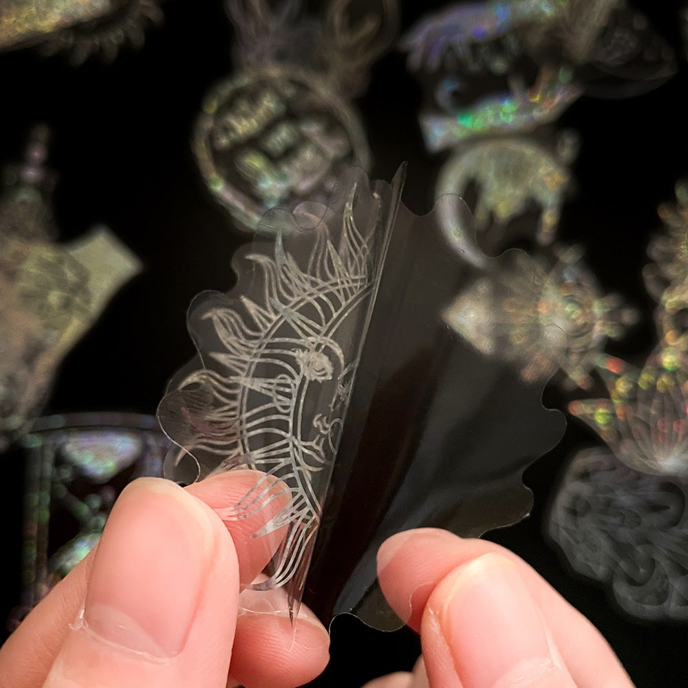 Holographic Magic Journalling Stickers