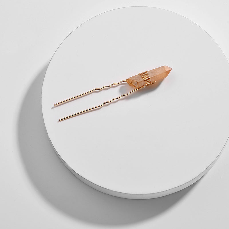 Quartz Hair Pins