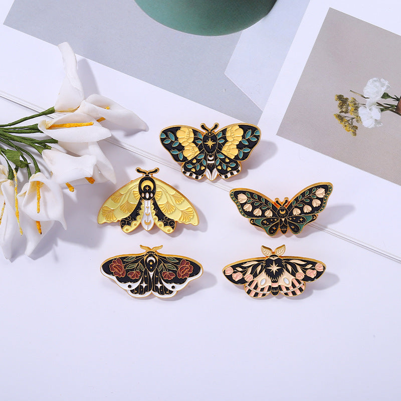 Moth Brooches