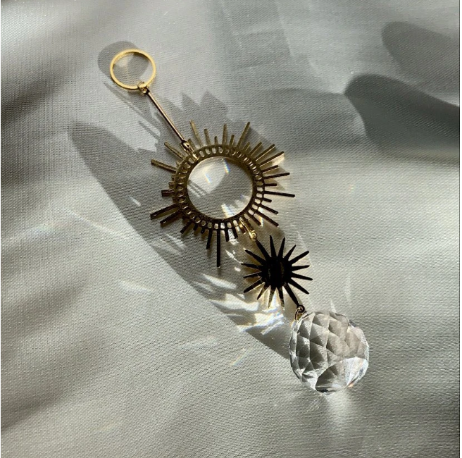 Brass Mini Celestial Sun catcher