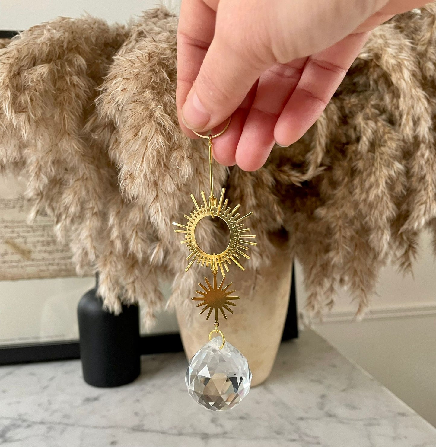 Brass Mini Celestial Sun catcher
