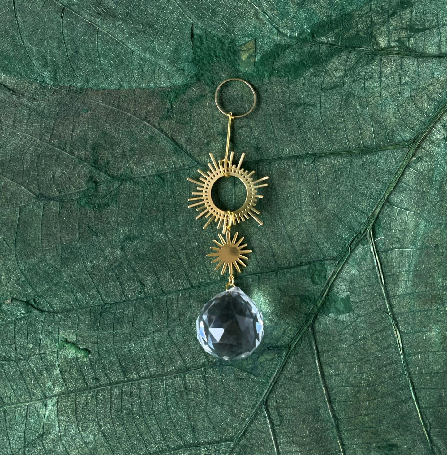 Brass Mini Celestial Sun catcher