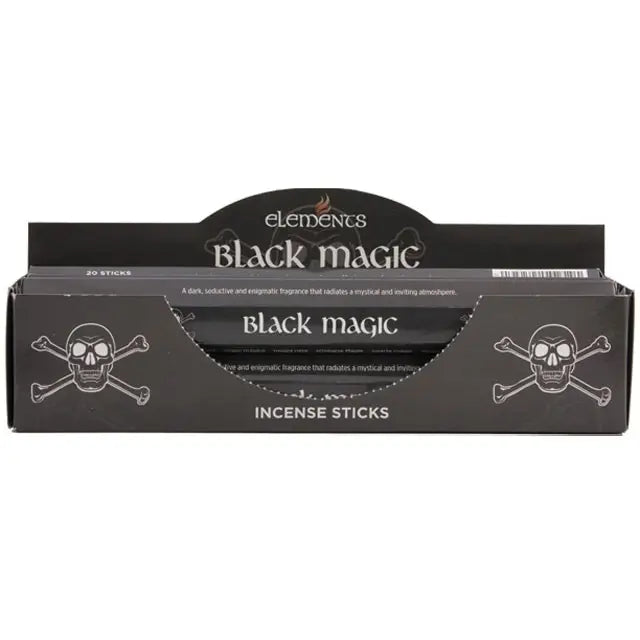 Set of 6 Packets of Elements Black Magic Incense Sticks