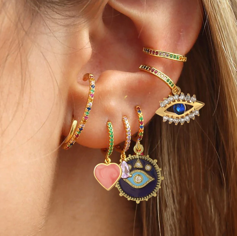 Love versus Evil (Eye) Earrings