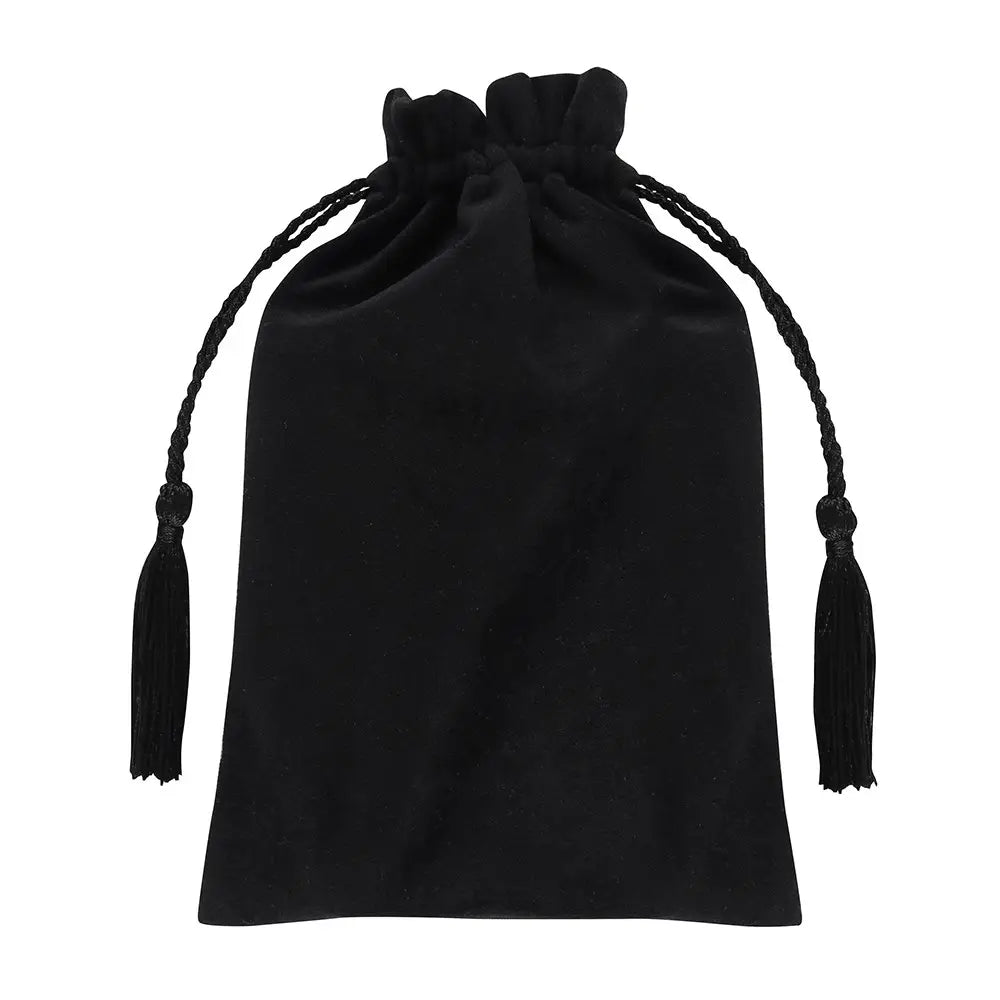 Black Tarot Readings Drawstring Pouch