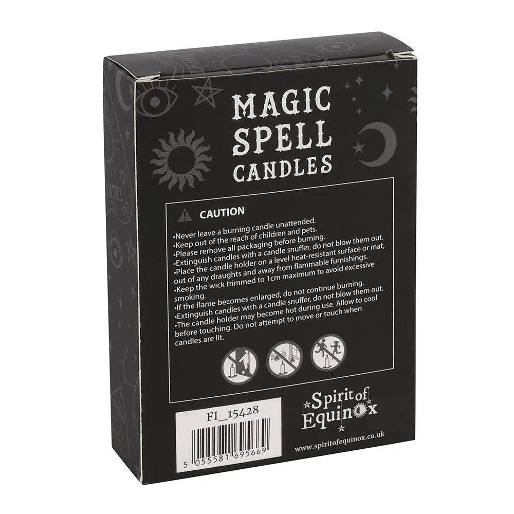 Set of 12 Red 'Love' Magic Spell Candles