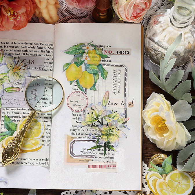 Flower and Fruit Journaling Stickers