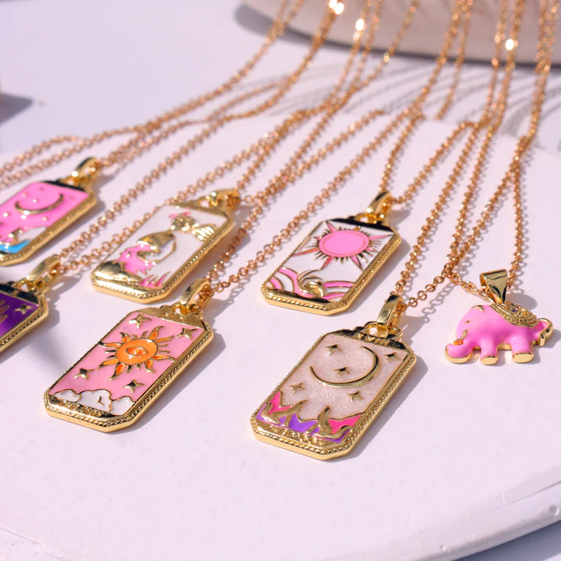 Tarot Card Necklaces