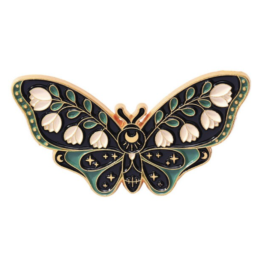 Moth Brooches