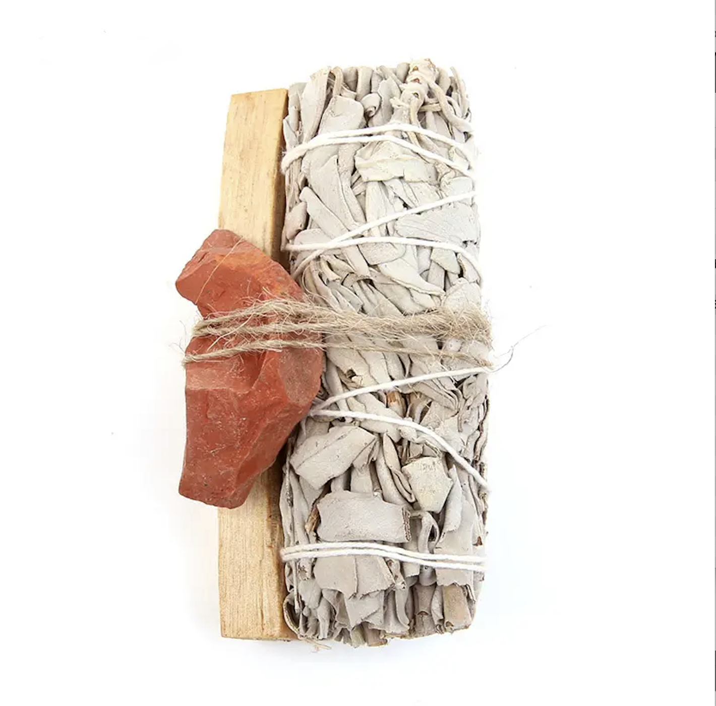 Sage with Palo Santo and Healing Crystal