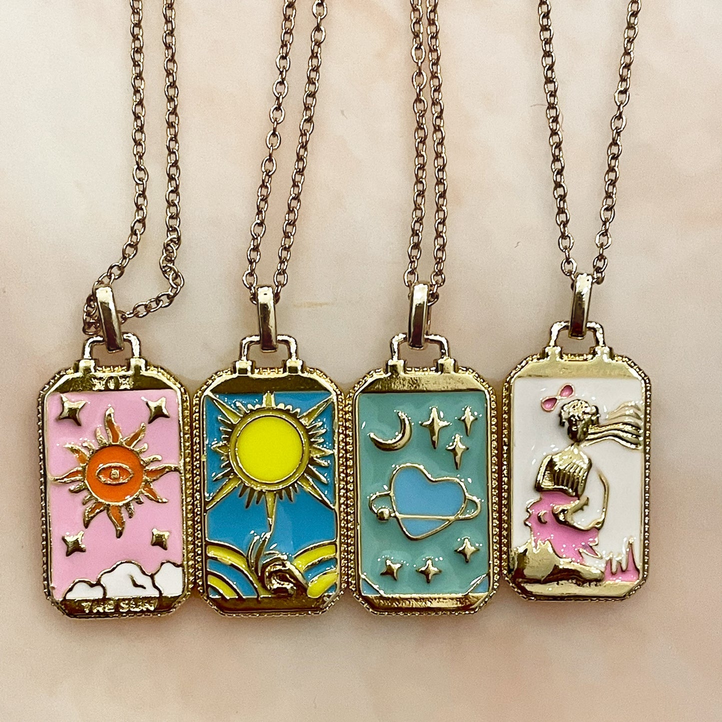 Tarot Card Necklaces